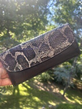 Coach Python Leather Wallet for Sale up to 90% Off: Poshmark